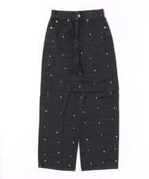 STYLEBLOCK（スタイルブロック）の「デニムパールスタッズストレートパンツ（デニムパンツ）」