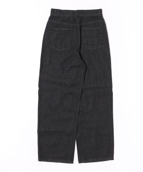 STYLEBLOCK（スタイルブロック）の「デニムパールスタッズストレートパンツ（デニムパンツ・レディース・ライトブルー/ネイビー/ブラック・S/M）」の4枚目の写真