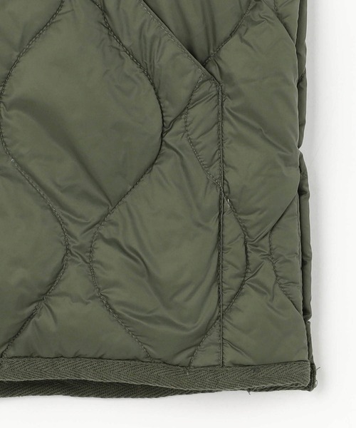 Grand PARK（グランドパーク）の「【TAION】ミリタリークルーネックダウンベスト（ダウンベスト・レディース・オリーブ/ダークグレー/ベージュ/オフホワイト・FREE）」の13枚目の写真
