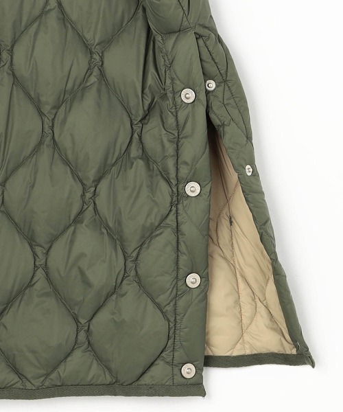 Grand PARK（グランドパーク）の「【TAION】ミリタリークルーネックダウンベスト（ダウンベスト・レディース・オリーブ/ダークグレー/ベージュ/オフホワイト・FREE）」の16枚目の写真