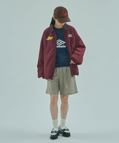 UMBRO(アンブロ)の「(UMBRO × ROSE BUD)NYLON PUFFER JACKET(その他アウター・レディース・ベージュ/バーガンディー・ONE SIZE)」の13枚目の写真