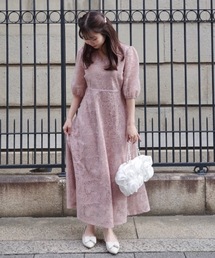 JUMELLE | 【オケージョン/結婚式】フレアラメドレス(ワンピース)