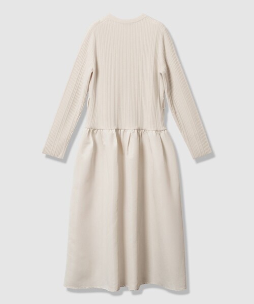 グログランコンビベルト付き ワンピース（ワンピース）｜ANAYI（アナイ