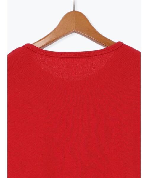 Lugnoncure（ルノンキュール）の「リングドット裏毛カーディガン（その他トップス・レディース・レッド/キナリ/チャコールグレー・F）」の20枚目の写真