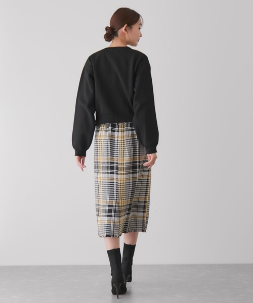 Jayro（ジャイロ）の「ポケ付きクルーカーディガン（カーディガン/ボレロ・レディース・ブラック/ワイン/チャコールグレー・M）」の10枚目の写真