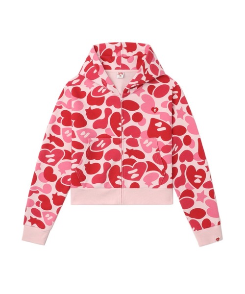 A BATHING APE（アベイシングエイプ）の「HEART BADGE CAMO HOODED ZIP