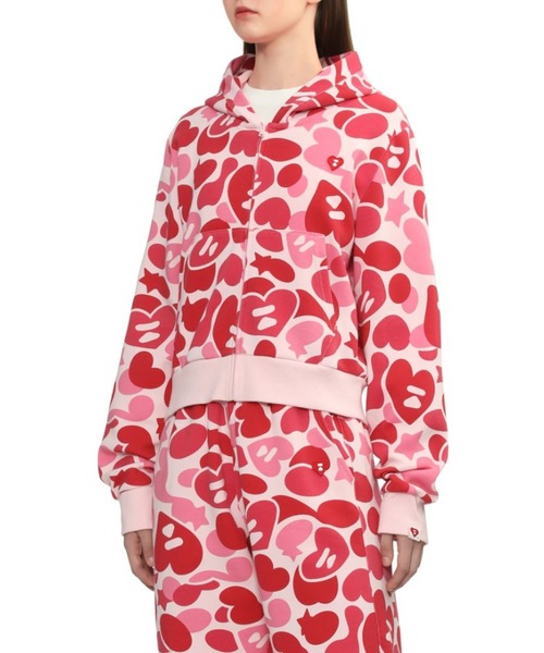 APEE ハート カモ パーカー アベイシング エイプ CAMO A BATHING APE（アベイシングエイプ）の「HEART BADGE CAMO HOODED ZIP