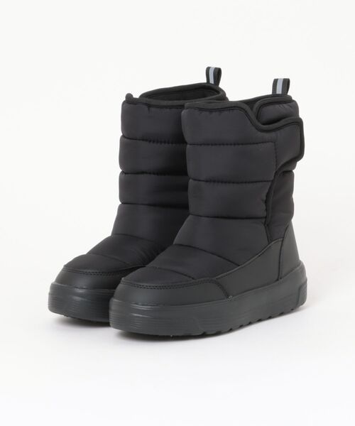 MAD FOOT(マッドフット)の「MADFOOT! マッドフット キッズ ウィンターブーツ【耐水/幅広3E/ガラス繊維配合ソール/あったか中わた入り】スノーシューズ 防寒 252005(ブーツ・キッズ・ブラック・22.0cm/23.0cm/24.0cm/20.0cm/21.0cm)」の1枚目の写真