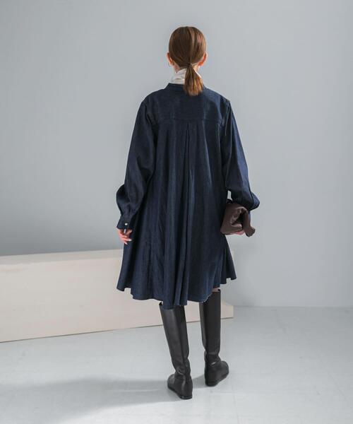 URBAN RESEARCH ROSSO WOMEN(アーバンリサーチ ロッソ)の「『別注』Wrangler×ROSSO WESTERN MINI DRESS(ワンピース・レディース・ブラック/ブルー・MEDIUM)」の14枚目の写真