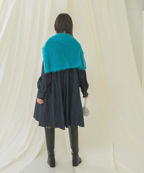 URBAN RESEARCH ROSSO WOMEN(アーバンリサーチ ロッソ)の「『別注』Wrangler×ROSSO WESTERN MINI DRESS(ワンピース・レディース・ブラック/ブルー・MEDIUM)」の19枚目の写真