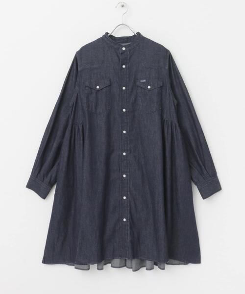 URBAN RESEARCH ROSSO WOMEN(アーバンリサーチ ロッソ)の「『別注』Wrangler×ROSSO WESTERN MINI DRESS(ワンピース・レディース・ブラック/ブルー・MEDIUM)」の20枚目の写真