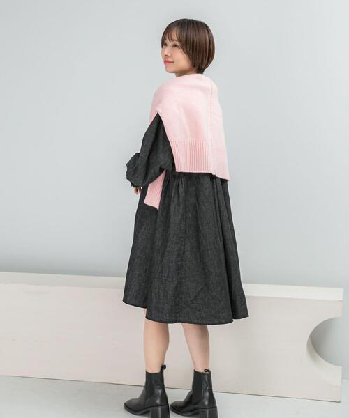 URBAN RESEARCH ROSSO WOMEN(アーバンリサーチ ロッソ)の「『別注』Wrangler×ROSSO WESTERN MINI DRESS(ワンピース・レディース・ブラック/ブルー・MEDIUM)」の9枚目の写真