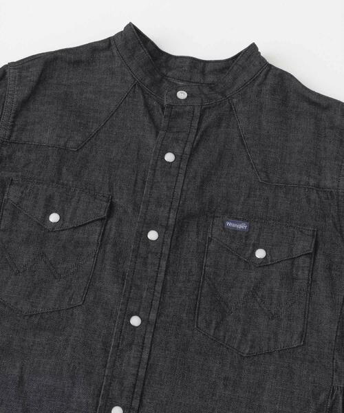 URBAN RESEARCH ROSSO WOMEN(アーバンリサーチ ロッソ)の「『別注』Wrangler×ROSSO WESTERN MINI DRESS(ワンピース・レディース・ブラック/ブルー・MEDIUM)」の11枚目の写真