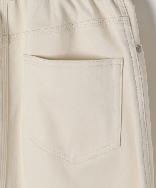 BAYFLOW（ベイフロー）の「[暖かい裏起毛]コンフォートウォームスカート（スカート・レディース・ダークブラウン/アイボリー・FREE）」の19枚目の写真