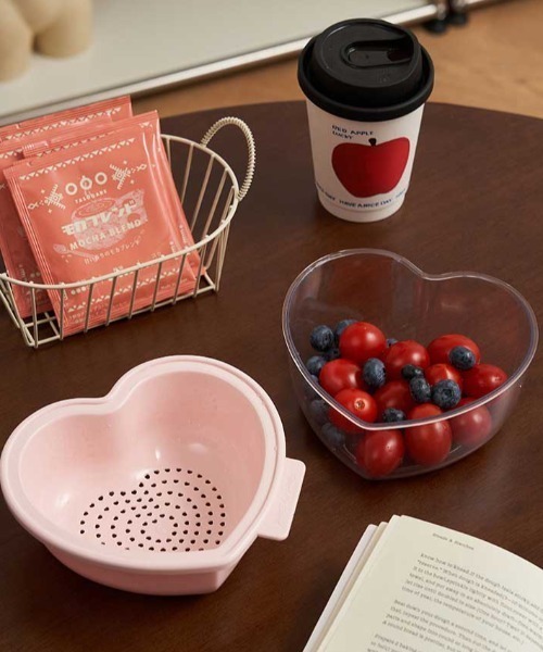 Made in I(メイドインアイ)のPastel Heart Colander(キッチンツール)