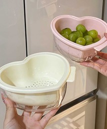 Made in I(メイドインアイ)のPastel Heart Colander(キッチンツール)
