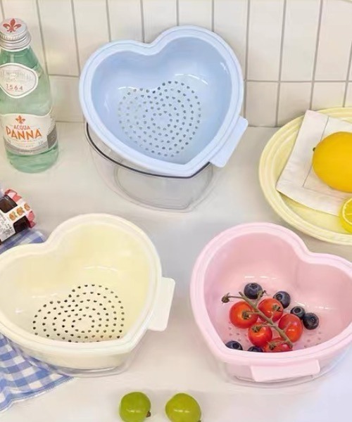Made in I(メイドインアイ)の「Pastel Heart Colander(キッチンツール・レディース・ピンク/アイボリー/ブルー・FREE)」の20枚目の写真