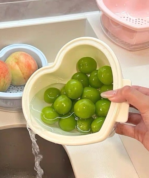 Made in I(メイドインアイ)の「Pastel Heart Colander(キッチンツール・レディース・ピンク/アイボリー/ブルー・FREE)」の14枚目の写真