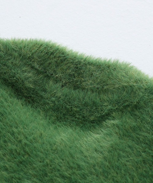 NOWLE（ノウル）の「【NOWLE】ファーライク クルーネック プルオーバー ニット（ニット/セーター・メンズ・ブラック/グレー/グリーン・MEDIUM/LARGE/X-LARGE）」の20枚目の写真