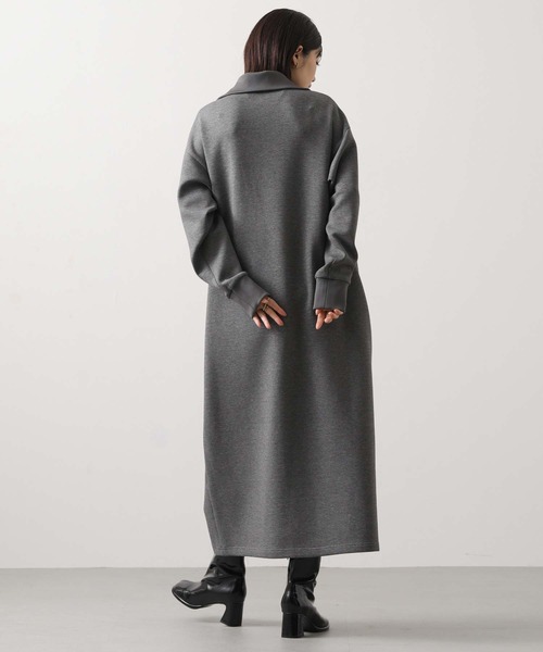 Gready Brilliant（グレディブリリアン）の「ハーフジップカットワンピ（ワンピース・レディース・トップグレー/キャメル・38）」の17枚目の写真