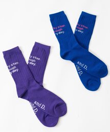 and D. petit main（アンドディープティマイン）の「【親子リンク】ロゴソックスセット/靴下/親子リンク（ソックス/靴下）」