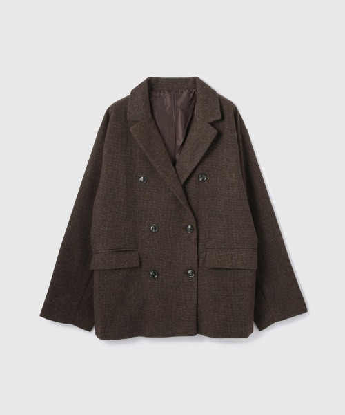 VICKY（ビッキー）の「ツィーディファインチェックジャコット（その他アウター・レディース・ブラウン/ブラウン系その他・M）」の13枚目の写真