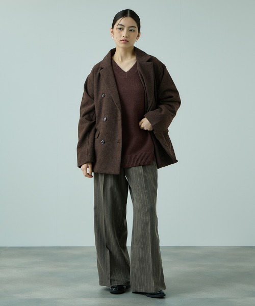 VICKY（ビッキー）の「ツィーディファインチェックジャコット（その他アウター・レディース・ブラウン/ブラウン系その他・M）」の20枚目の写真