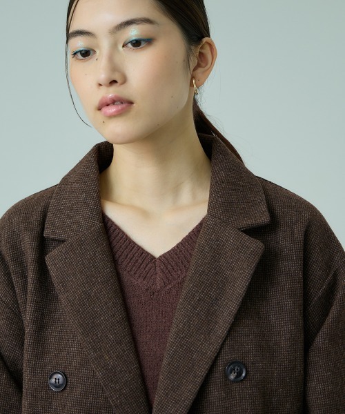 VICKY（ビッキー）の「ツィーディファインチェックジャコット（その他アウター・レディース・ブラウン/ブラウン系その他・M）」の18枚目の写真