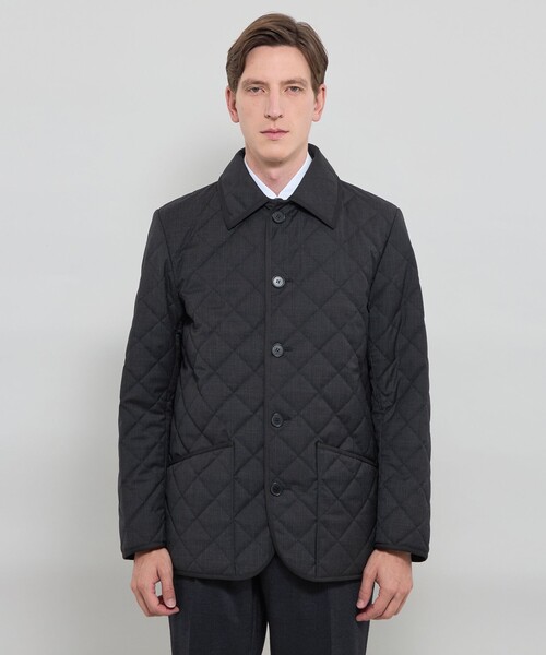 MACKINTOSH LONDON(マッキントッシュ ロンドン)の「【WEB・一部店舗限定】【WATSON】サキソニーツイルキルティングブルゾン(ブルゾン・メンズ・ネイビー/チャコールグレー・36/38/40/42)」の5枚目の写真