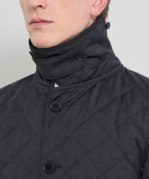 MACKINTOSH LONDON(マッキントッシュ ロンドン)の「【WEB・一部店舗限定】【WATSON】サキソニーツイルキルティングブルゾン(ブルゾン・メンズ・ネイビー/チャコールグレー・36/38/40/42)」の8枚目の写真