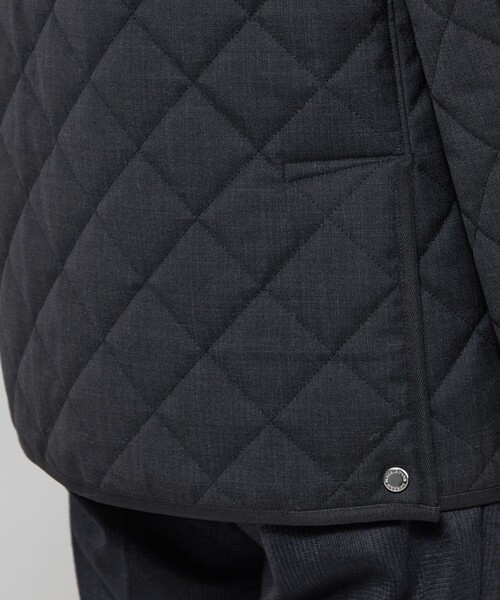 MACKINTOSH LONDON(マッキントッシュ ロンドン)の「【WEB・一部店舗限定】【WATSON】サキソニーツイルキルティングブルゾン(ブルゾン・メンズ・ネイビー/チャコールグレー・36/38/40/42)」の10枚目の写真
