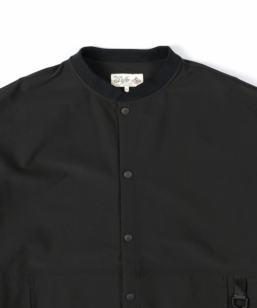 The DUFFER of ST.GEORGE（ザダファーオブセントジョージ）の「[360° THE CIRCLE STRETCH] BY WONDER SHAPE：セットアップ 軽量 ショートブルゾン（ブルゾン・メンズ・ブラック・MEDIUM/SMALL/X-LARGE/LARGE）」の7枚目の写真