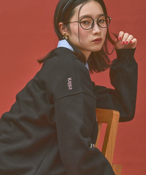 Kappa(カッパ)の「≪Kappa×and ST ウェルネスクラブ≫Tennis Clubデザインスウェット (ユニセックス)(スウェット・レディース・ブラック/ホワイト/グレー・LARGE/SMALL/MEDIUM)」の10枚目の写真