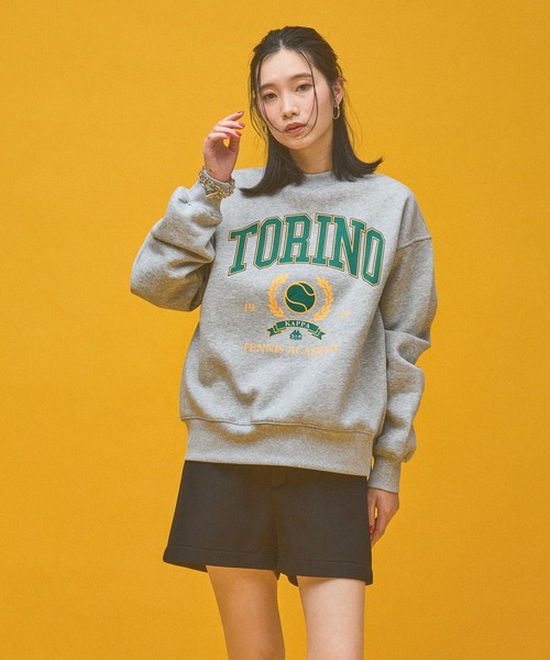 Kappa(カッパ)の「≪Kappa×and ST ウェルネスクラブ≫Tennis Clubデザインスウェット (ユニセックス)(スウェット・レディース・ブラック/ホワイト/グレー・LARGE/SMALL/MEDIUM)」の16枚目の写真