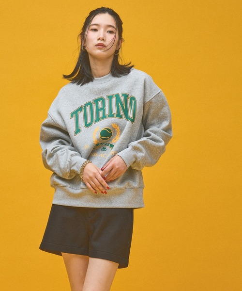 Kappa(カッパ)の「≪Kappa×and ST ウェルネスクラブ≫Tennis Clubデザインスウェット (ユニセックス)(スウェット・レディース・ブラック/ホワイト/グレー・LARGE/SMALL/MEDIUM)」の17枚目の写真