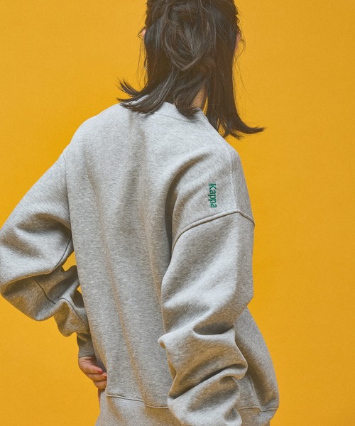 Kappa(カッパ)の「≪Kappa×and ST ウェルネスクラブ≫Tennis Clubデザインスウェット (ユニセックス)(スウェット・レディース・ブラック/ホワイト/グレー・LARGE/SMALL/MEDIUM)」の20枚目の写真
