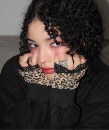 IMARI(イマリ)の【 IMARI / イマリ 】 レオパード レース アームカバー(アームカバー)