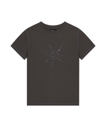 Studded Sun Half Top (Dark Gray)