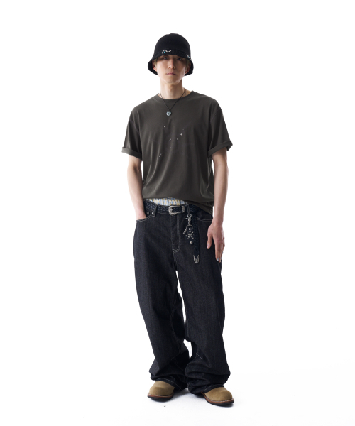 AAKAM（アーカム）の「Studded Sun Half Top (Dark Gray)（Tシャツ/カットソー・レディース・その他・1/2）」の7枚目の写真