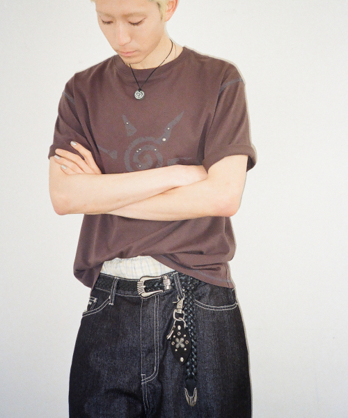 AAKAM（アーカム）の「Studded Sun Half Top (Dark Gray)（Tシャツ/カットソー・レディース・その他・1/2）」の9枚目の写真