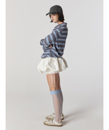 BUBBLE BLOOMER SKIRT (WHITE)