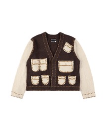 PHINGERIN(�t�B���K����)��PG1 POCKET CARDIGAN(�j�b�g/�Z�[�^�[)