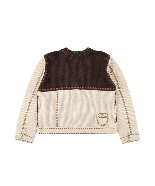 PHINGERIN(フィンガリン)の「PG1 POCKET CARDIGAN(ニット/セーター・メンズ・ワインレッド/ベージュ/ネイビー・XL/L/M/S)」の7枚目の写真
