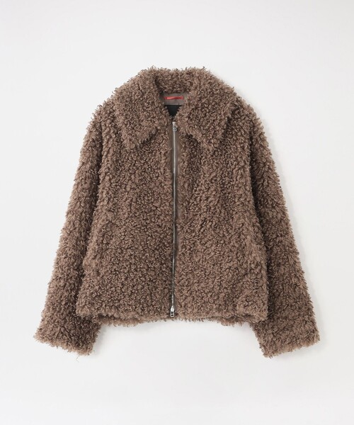 LOVELESS（ラブレス）の「【UNISEX】カルガンラムライクファーブルゾン（ブルゾン・メンズ・ブラック/ブラウン系その他5/ライトグレー・M/L）」の3枚目の写真