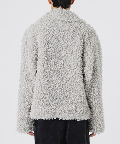 LOVELESS（ラブレス）の「【UNISEX】カルガンラムライクファーブルゾン（ブルゾン・メンズ・ブラック/ブラウン系その他5/ライトグレー・M/L）」の17枚目の写真