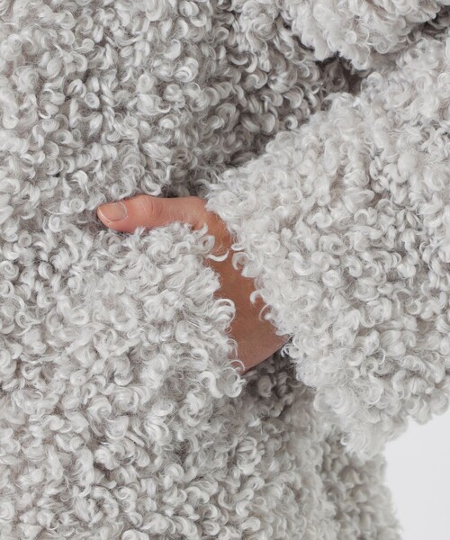 LOVELESS（ラブレス）の「【UNISEX】カルガンラムライクファーブルゾン（ブルゾン・メンズ・ブラック/ブラウン系その他5/ライトグレー・M/L）」の20枚目の写真