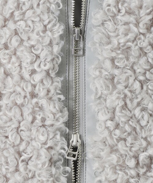 LOVELESS（ラブレス）の「【UNISEX】カルガンラムライクファーブルゾン（ブルゾン・メンズ・ブラック/ブラウン系その他5/ライトグレー・M/L）」の22枚目の写真