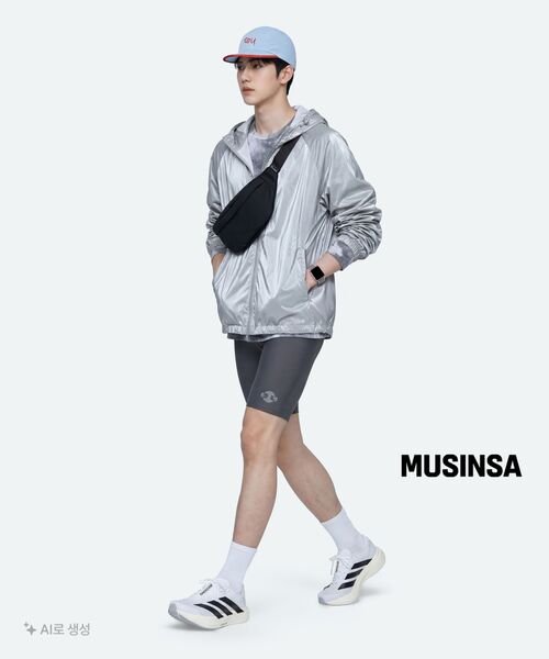 MUSINSA STANDARD（ムシンサスタンダード）の「コーデュラ ウェストバッグ [ブラック]（ボディバッグ/ウエストポーチ・レディース・その他・FREE）」の13枚目の写真