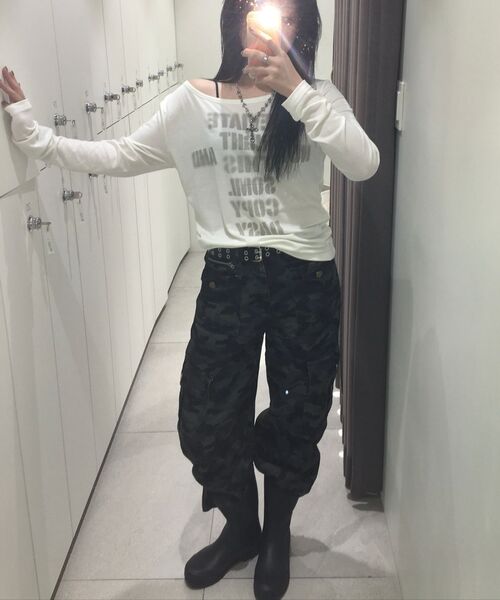 THE GREEN LAB（ザグリーンラボ）の「カモミリタリーカーゴパンツ[カモブラック]（その他パンツ・レディース・その他・SMALL/MEDIUM）」の15枚目の写真