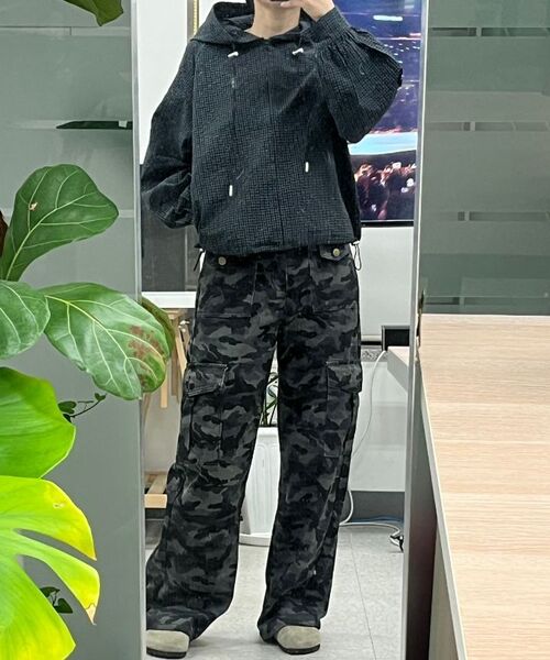 THE GREEN LAB（ザグリーンラボ）の「カモミリタリーカーゴパンツ[カモブラック]（その他パンツ・レディース・その他・SMALL/MEDIUM）」の7枚目の写真